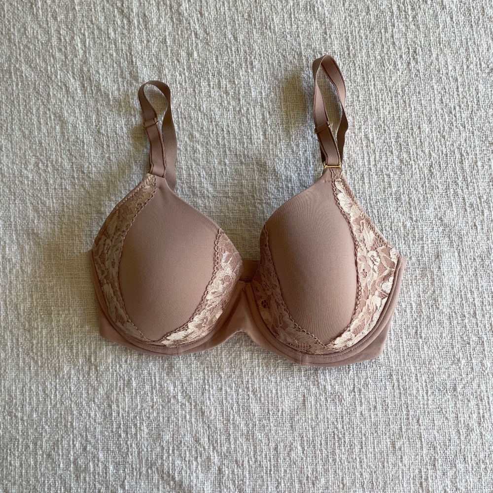 SOMA EMBRACEABLE Perfect Full Coverage Bra underwire beige size 32DDD